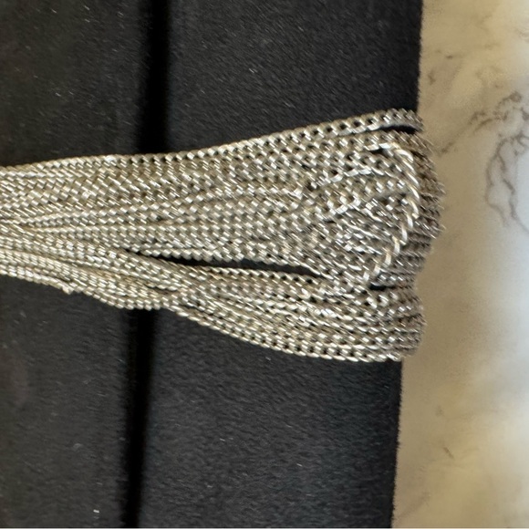 Tassels envelope clutch /crossbody . 6L x 10.5W - Picture 9 of 15